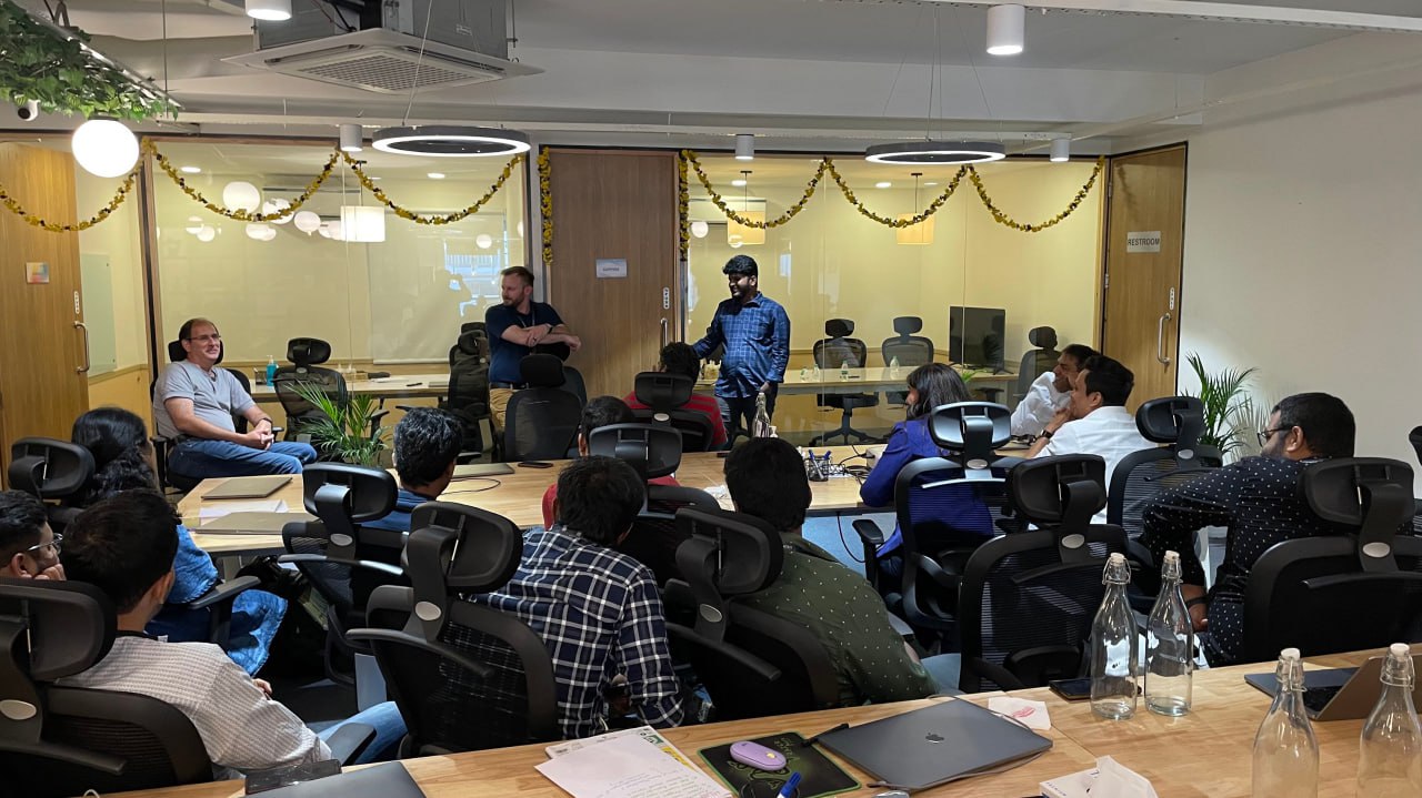 GyanMatrix all-hands session